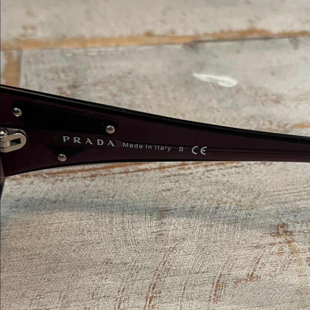 Prada Purple Gradient Rectangular Sunglasses - Picture 4 of 12
